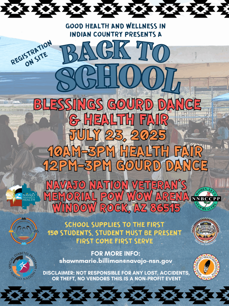 Back To School Blessing Guord Dance & Health Fair @ Navajo Nation Fairgrounds, Window Rock, AZ