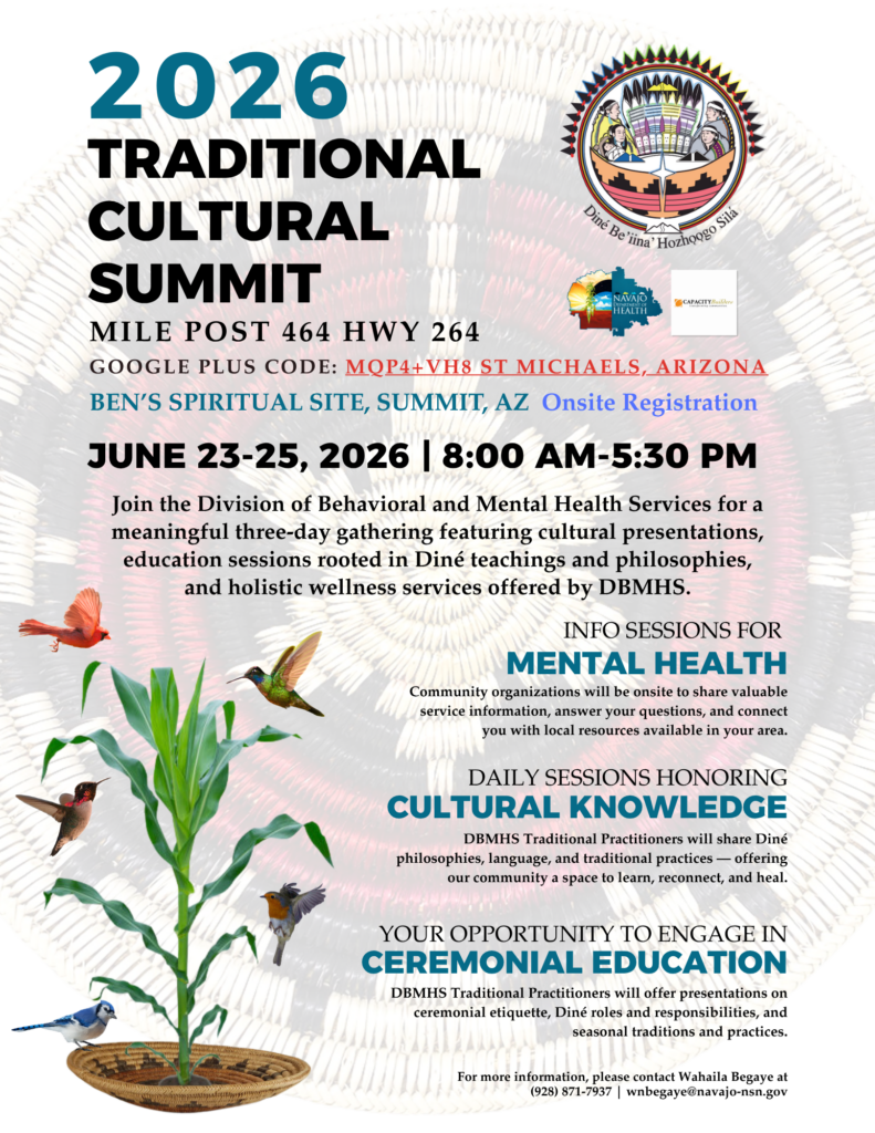 2026 Traditional Cultural Summit @ Ben's Spiritual Site, Summit, AZ | Saint Michaels | Arizona | United States