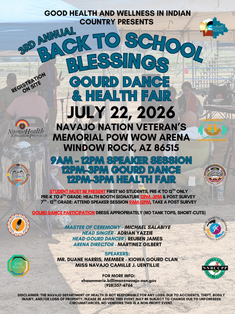 Back To School Blessings Gourd Dance & Health Fair @ Navajo Nation Fairgrounds, Window Rock, AZ | Window Rock | Arizona | United States